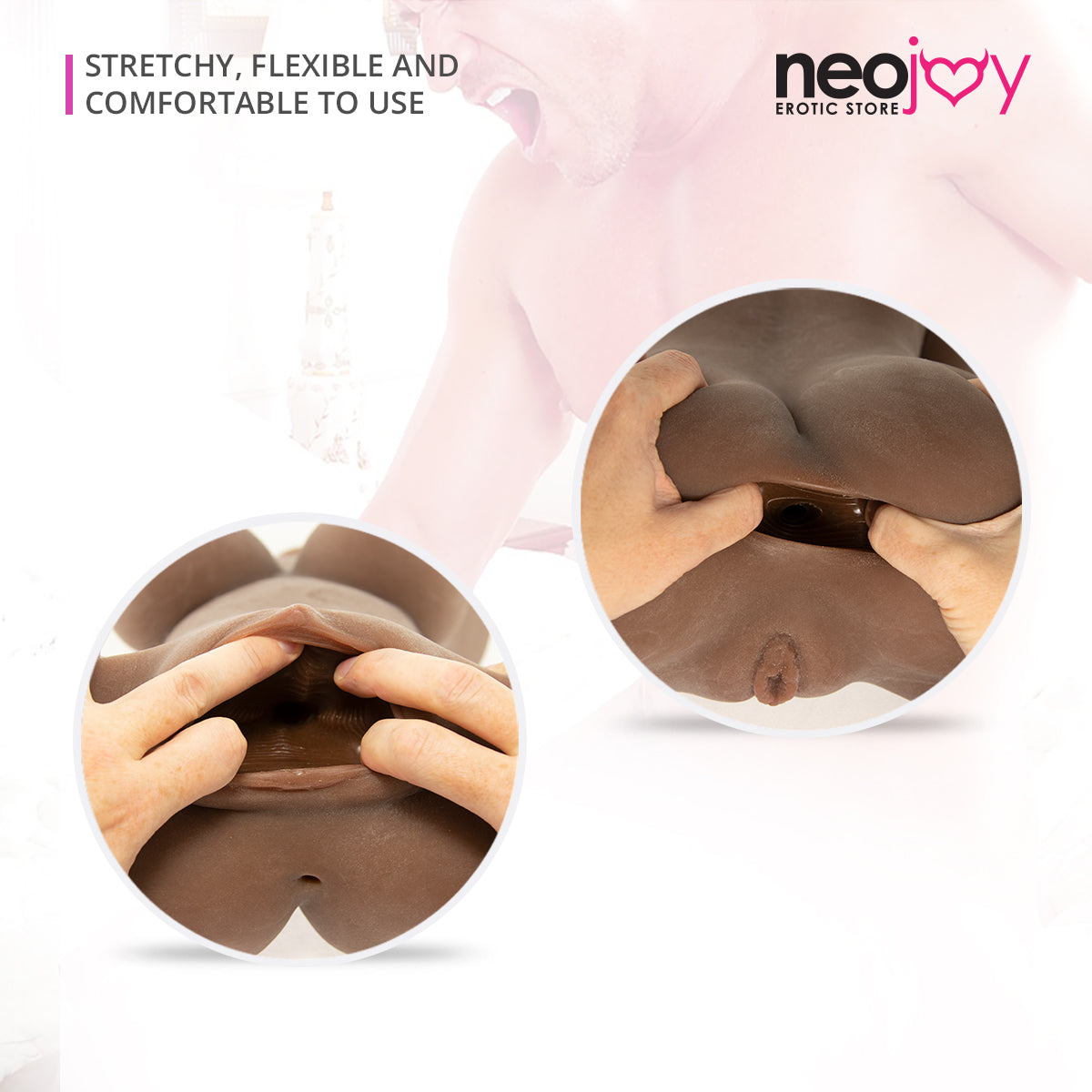 Geiko M Sex Love Doll (Brown) 8.9KG - TPE - 45cm - Brown