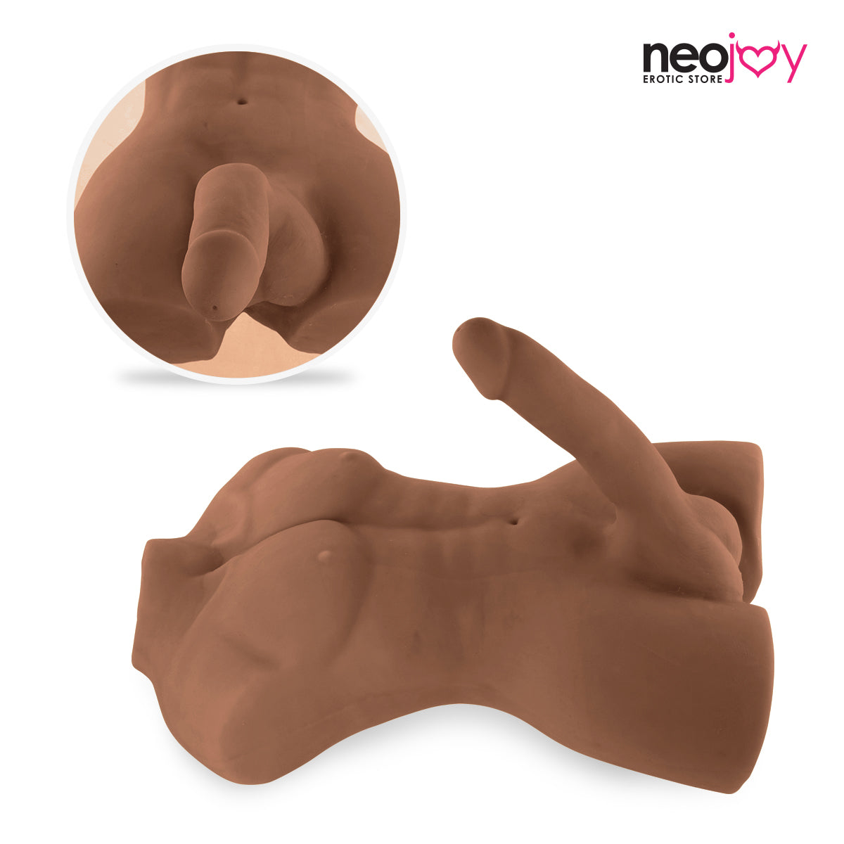Neojoy Realistic Dildo Male Sex Doll TPE