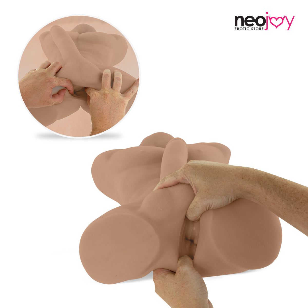 Neojoy Realistic Dildo Male Sex Doll TPE
