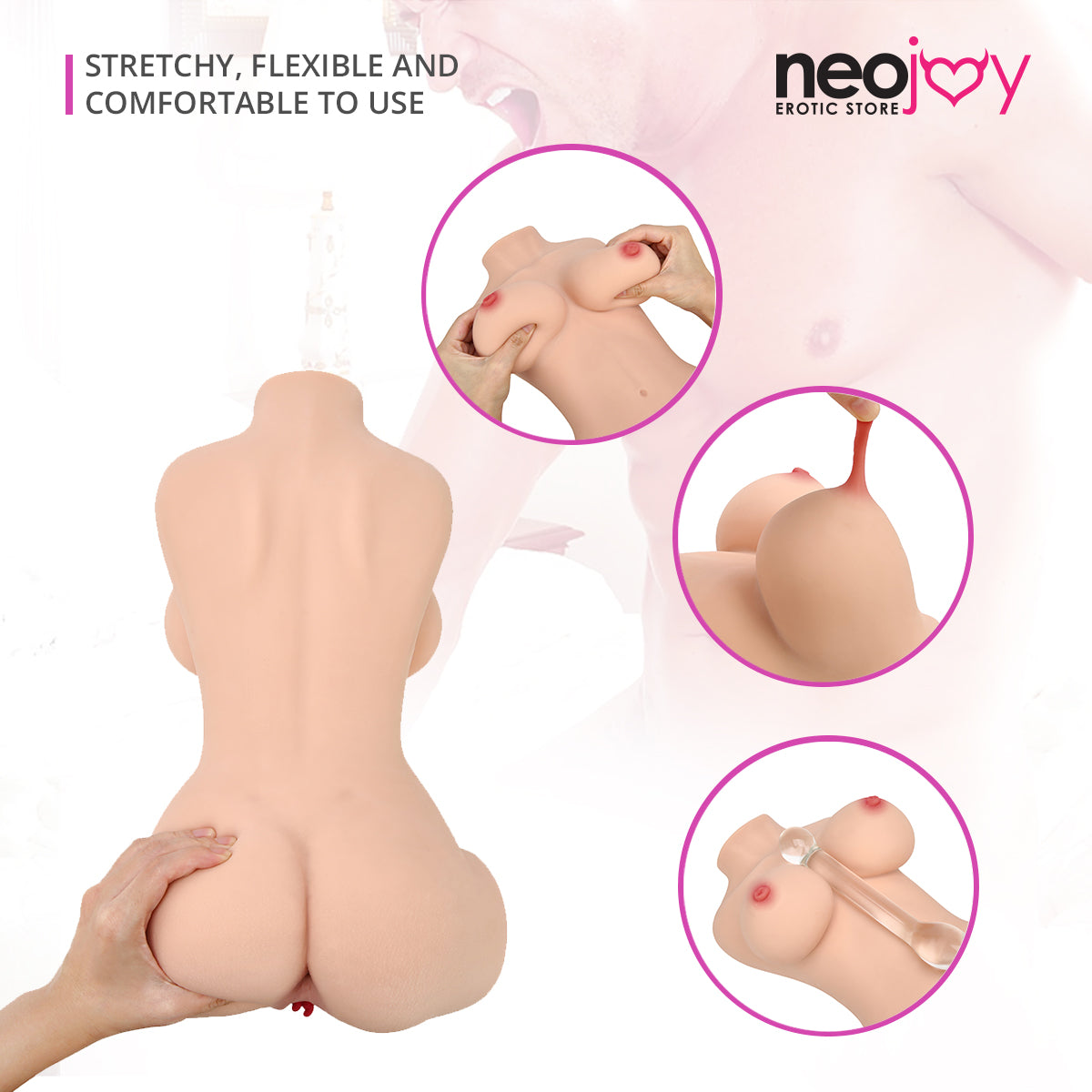 Neojoy - Doll Torso - 5.2KG - Flesh White