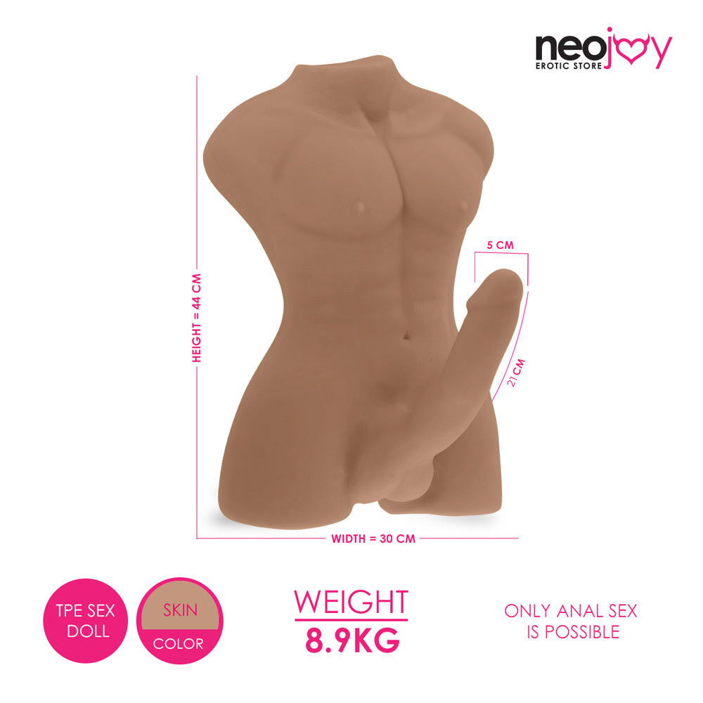 Neojoy Realistic Dildo Male Sex Doll TPE