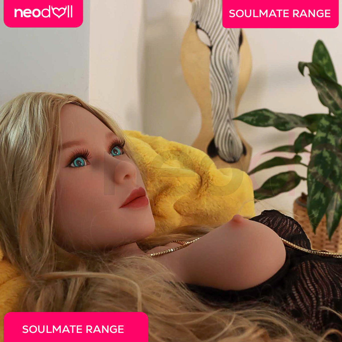 SoulMate Dolls - Eva- Sex Doll Torso - Light Brown - Neodoll Studios