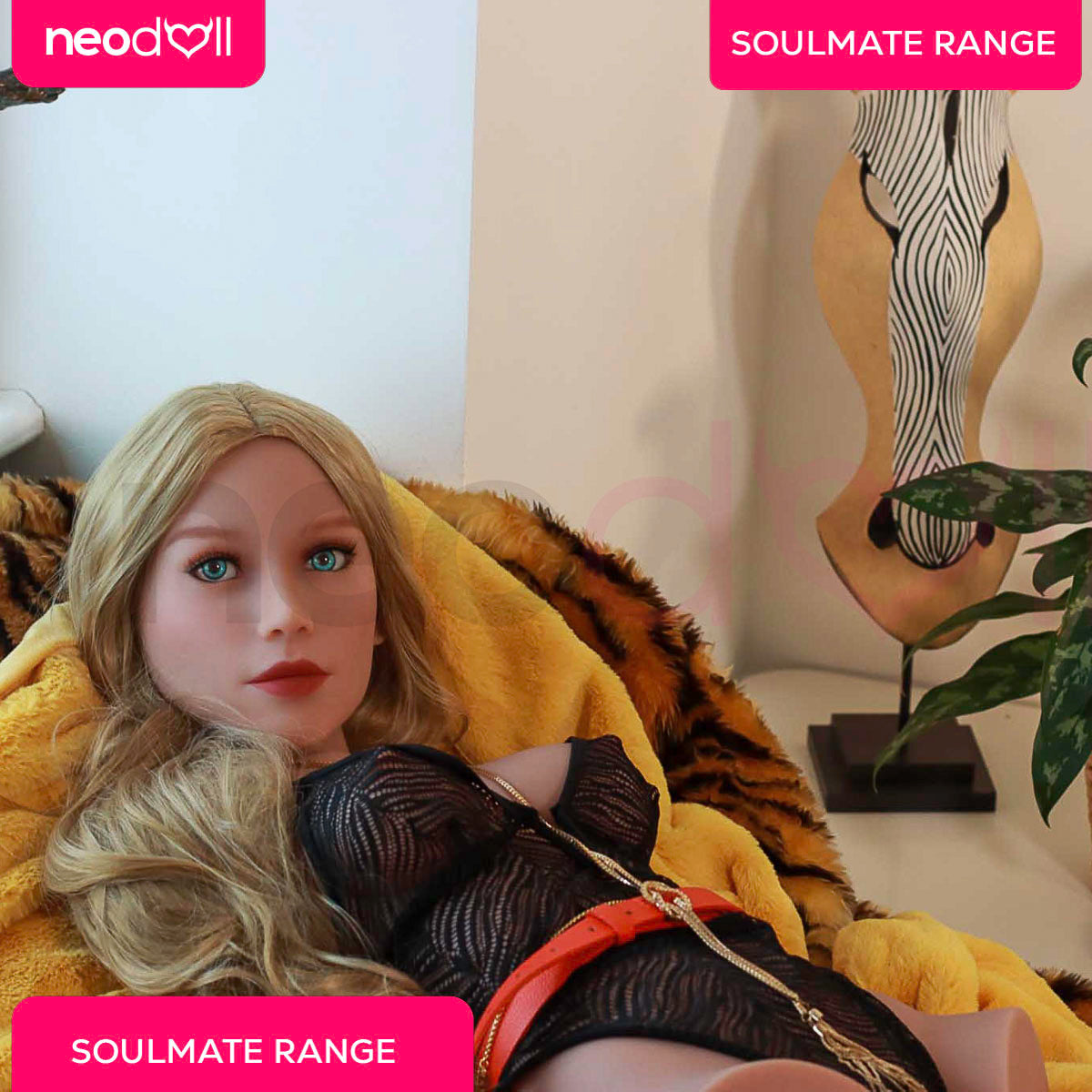 SoulMate Dolls - Eva- Sex Doll Torso - Light Brown - Neodoll Studios