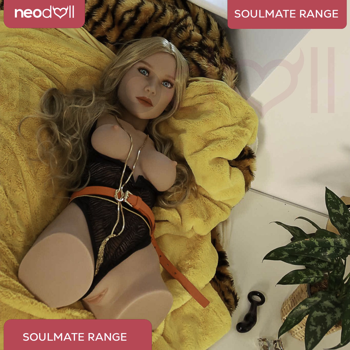 SoulMate Dolls - Eva- Sex Doll Torso - Light Brown - Neodoll Studios