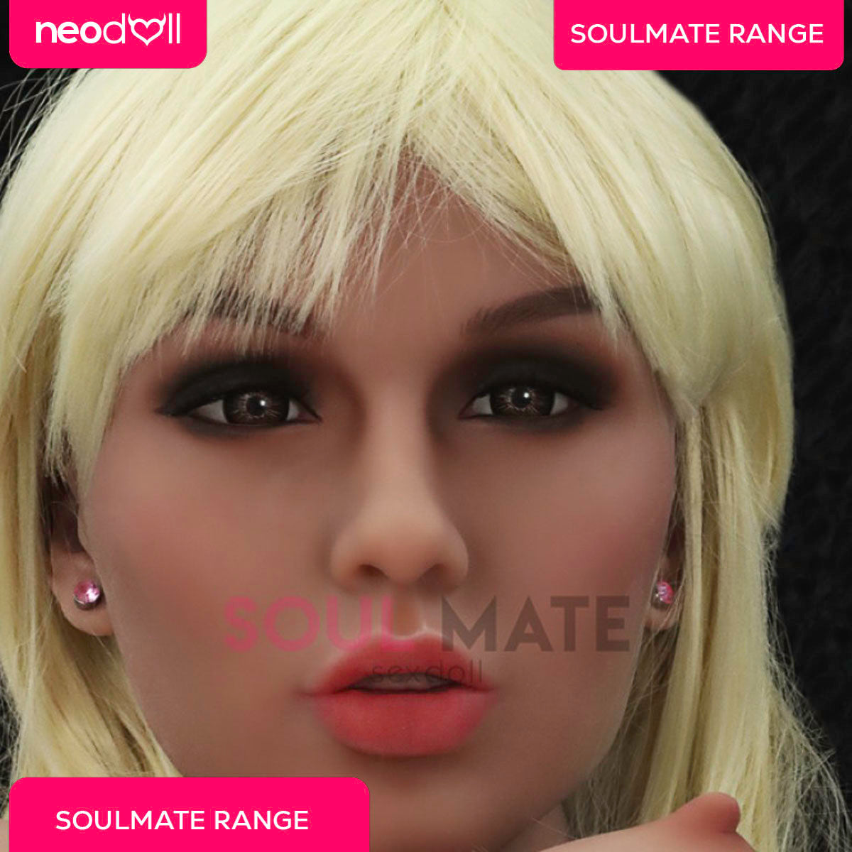 SoulMate Dolls - Ayla Head With Sex Doll Torso - Light Brown