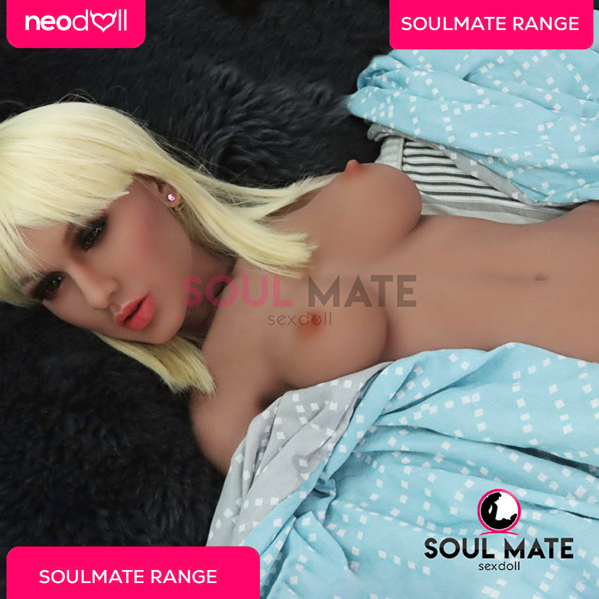 SoulMate Dolls - Ayla Head With Sex Doll Torso - Light Brown
