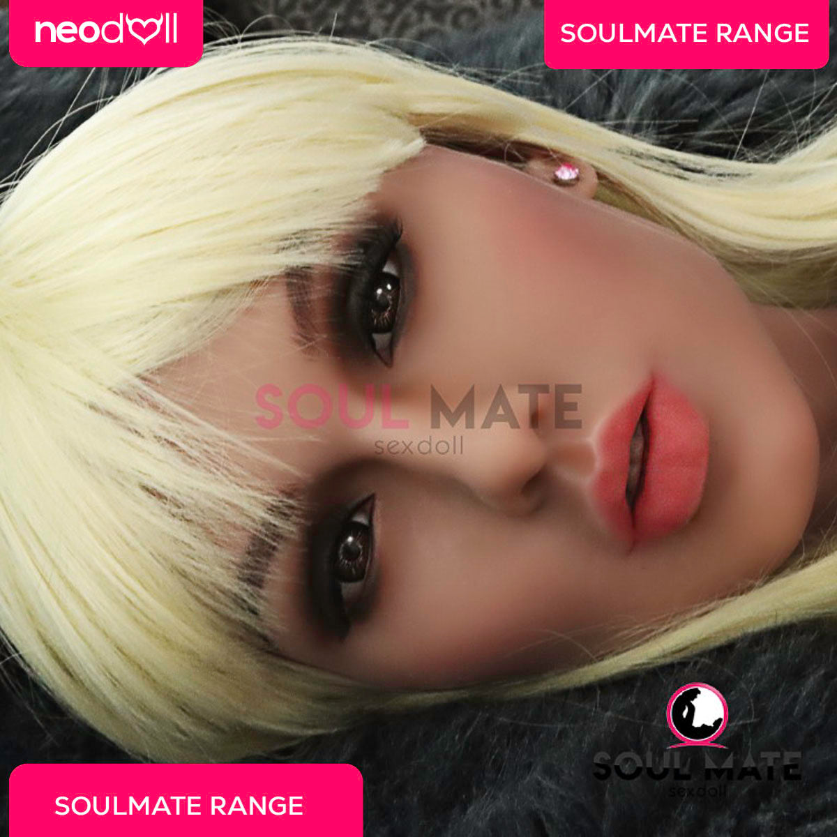 SoulMate Dolls - Ayla Head With Sex Doll Torso - Light Brown