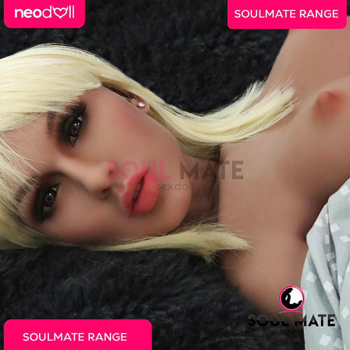 SoulMate Dolls - Ayla Head With Sex Doll Torso - Light Brown