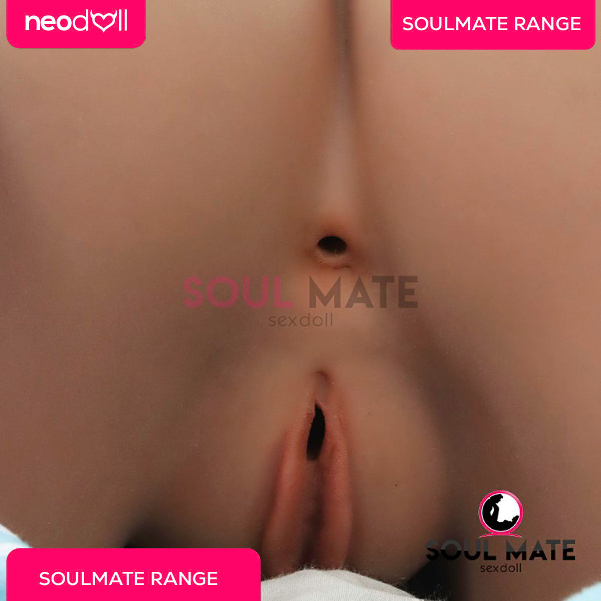 SoulMate Dolls - Ayla Head With Sex Doll Torso - Light Brown