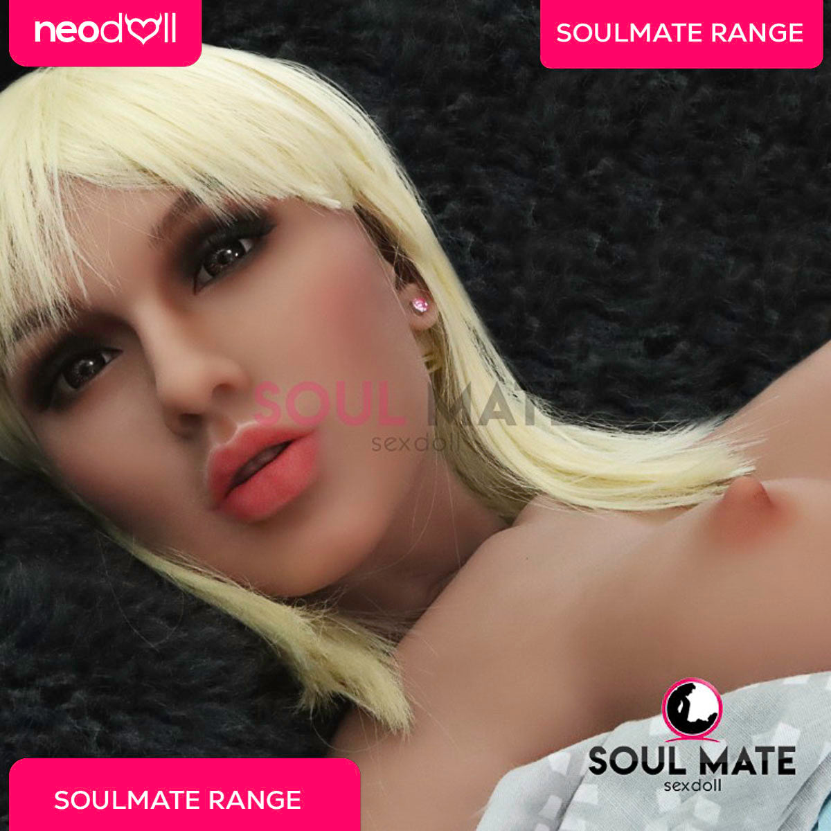 SoulMate Dolls - Ayla Head With Sex Doll Torso - Light Brown