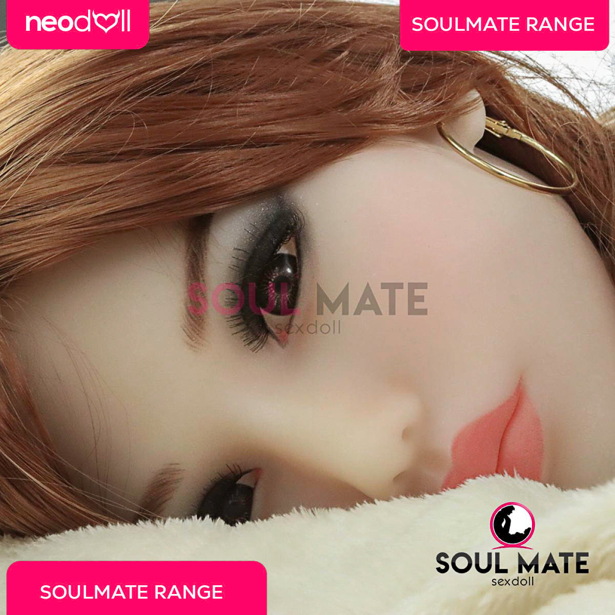 Soulmate Dolls - Arabella Head With Sex Doll Torso - White