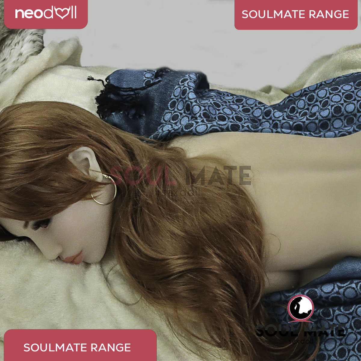 Soulmate Dolls - Arabella Head With Sex Doll Torso - White
