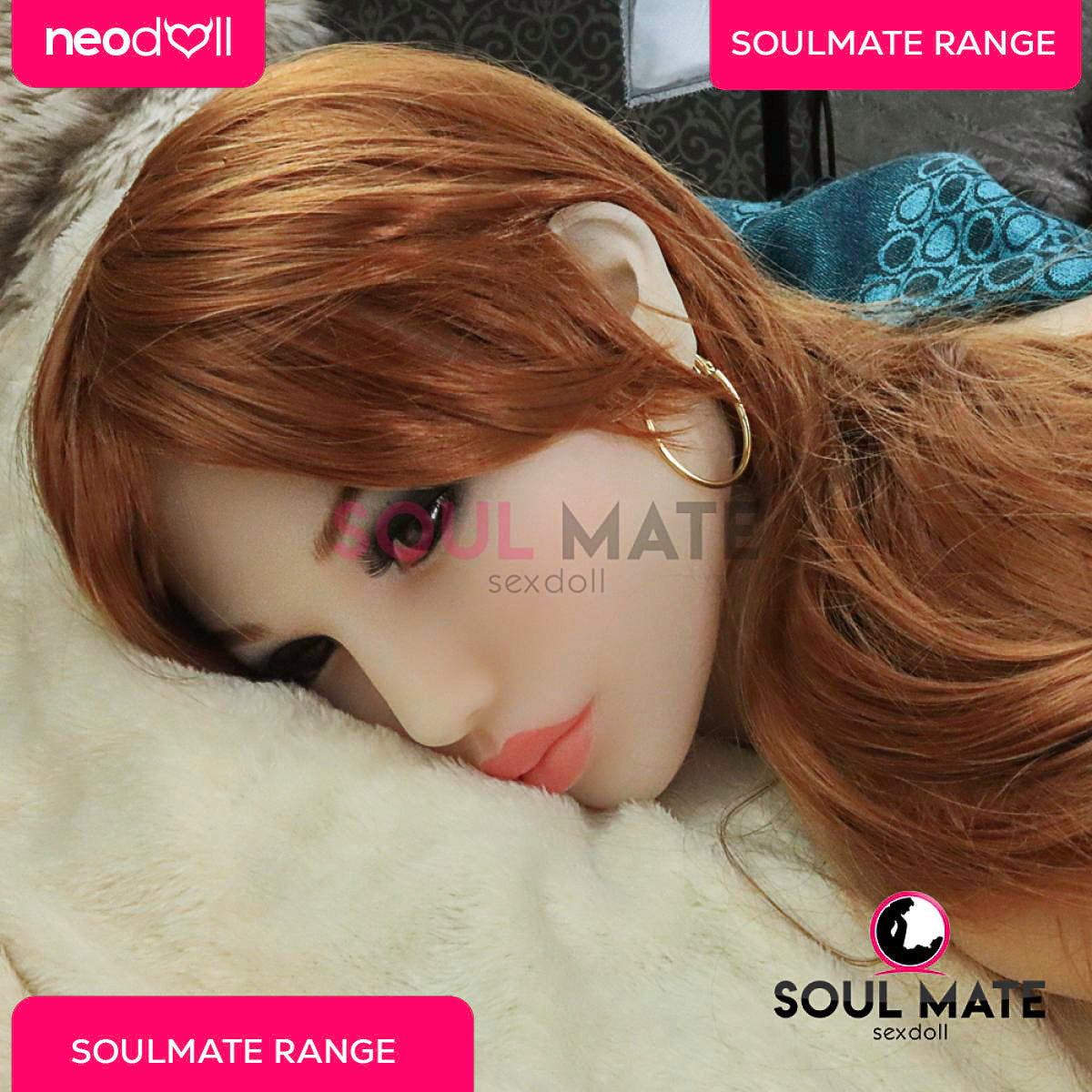 Soulmate Dolls - Arabella Head With Sex Doll Torso - White
