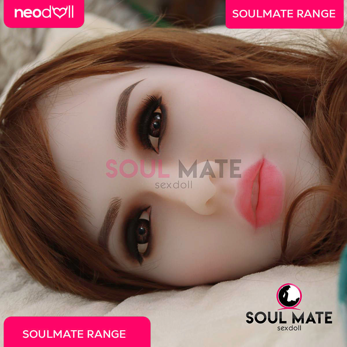 Soulmate Dolls - Ayla Head With Sex Doll Torso - White