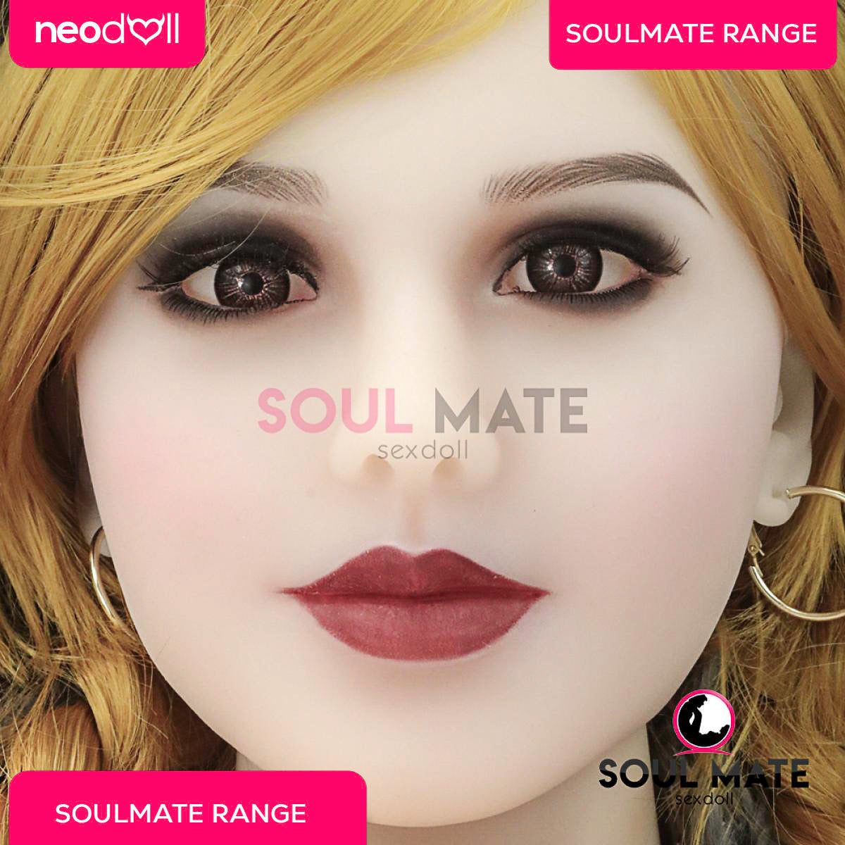 Soulmate Dolls - Alyssa Head With Sex Doll Torso - White