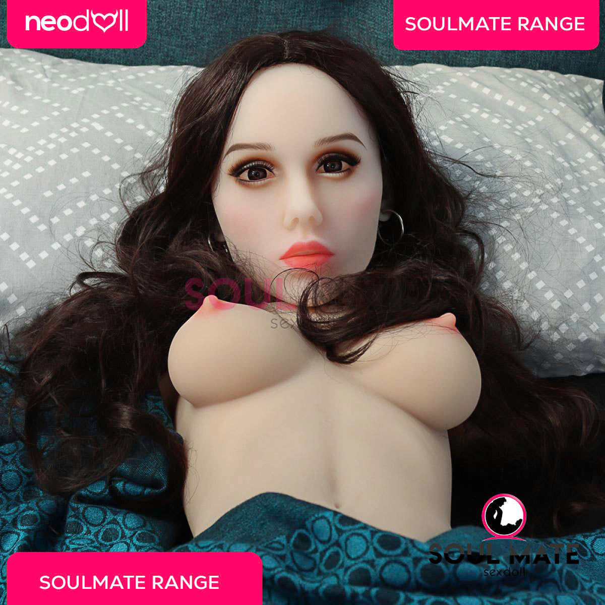 Soulmate Dolls - Alexis Head With Sex Doll Torso - White