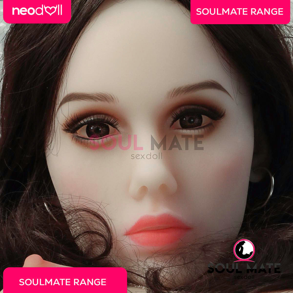Soulmate Dolls - Alexis Head With Sex Doll Torso - White