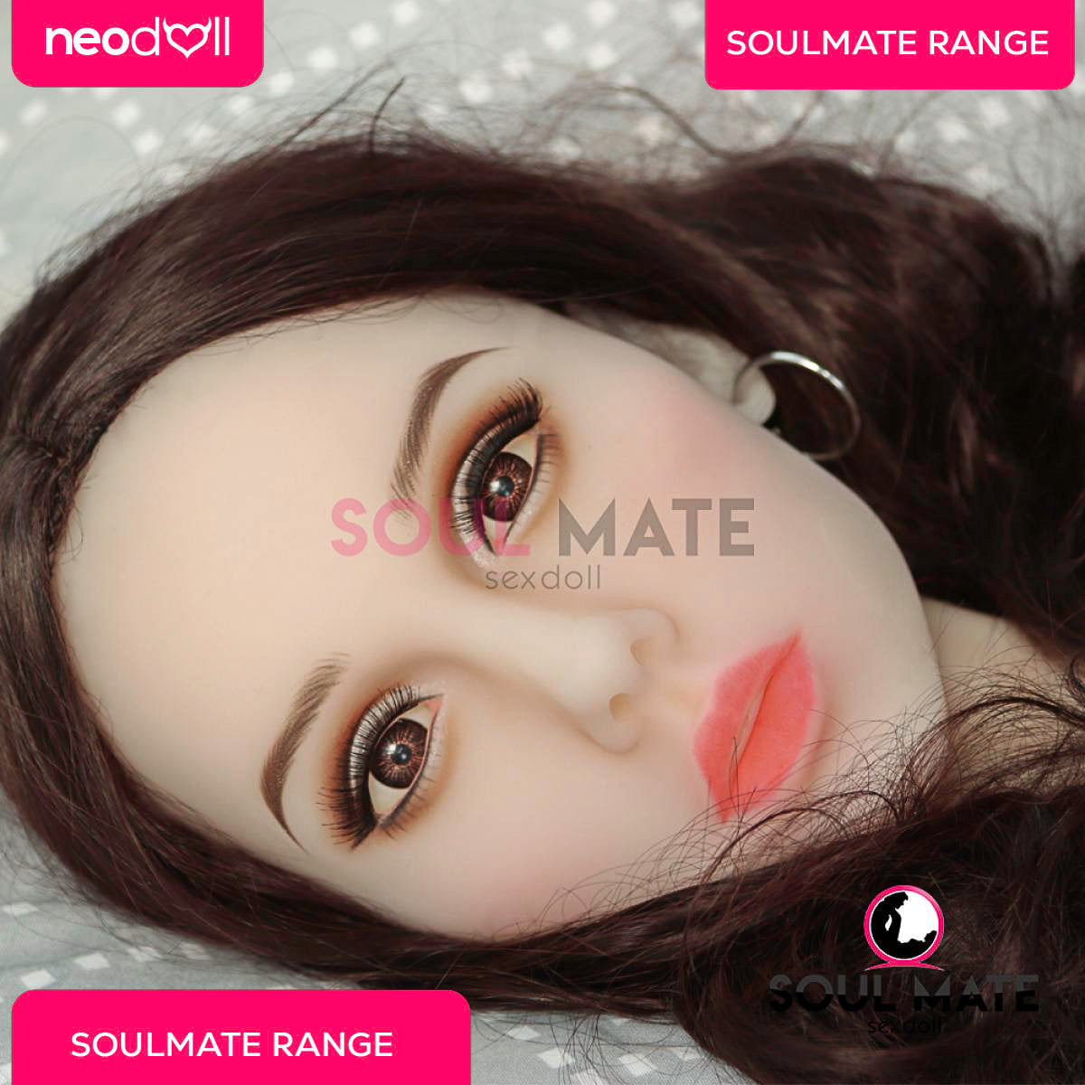 Soulmate Dolls - Alexis Head With Sex Doll Torso - White