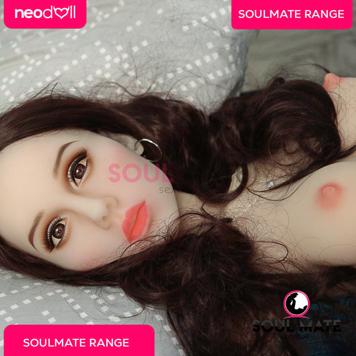 Soulmate Dolls - Alexis Head With Sex Doll Torso - White