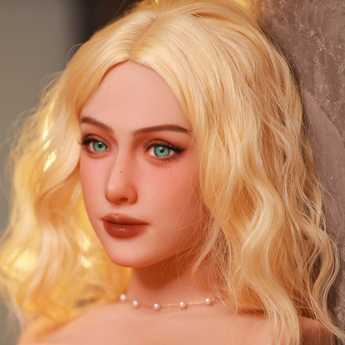 Firedoll - Allie - Sex Doll Head - M16 Compatible - Light-Tan