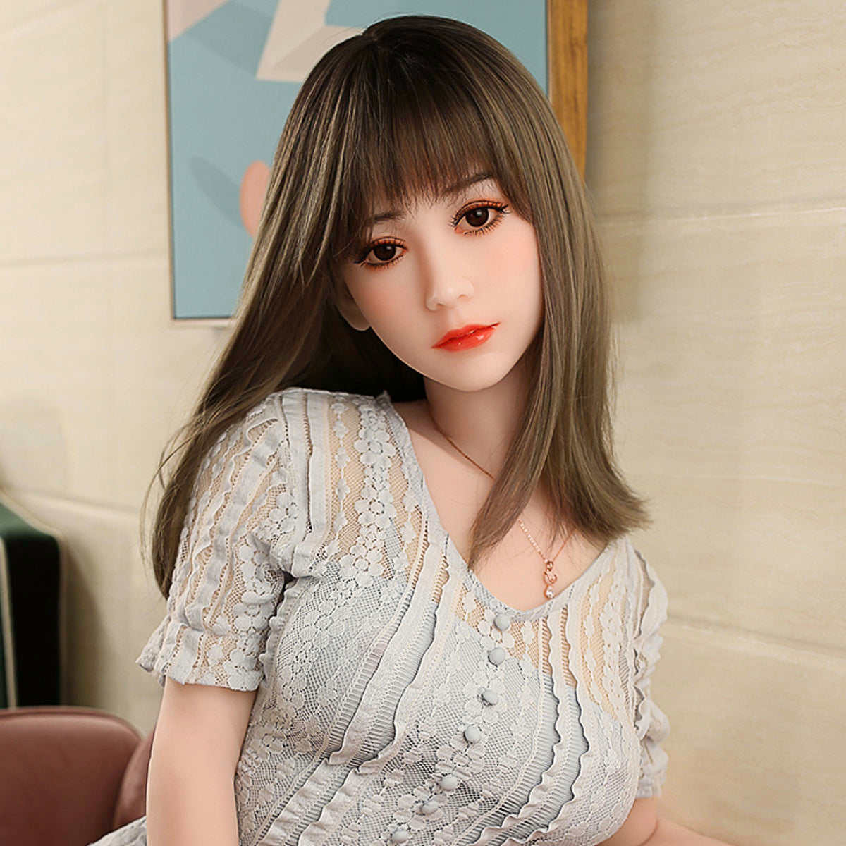 Firedoll - Ayumi - Sex Doll Head - M16 Compatible - Natural