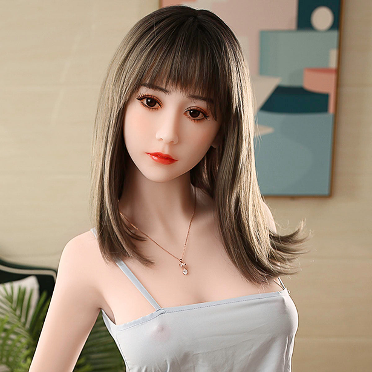 Firedoll - Ayumi - Sex Doll Head - M16 Compatible - Natural