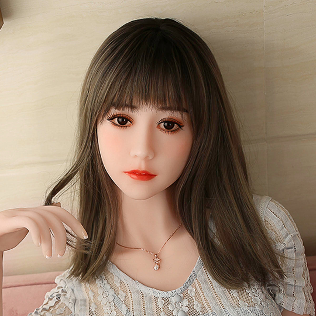 Firedoll - Ayumi - Sex Doll Head - M16 Compatible - Natural