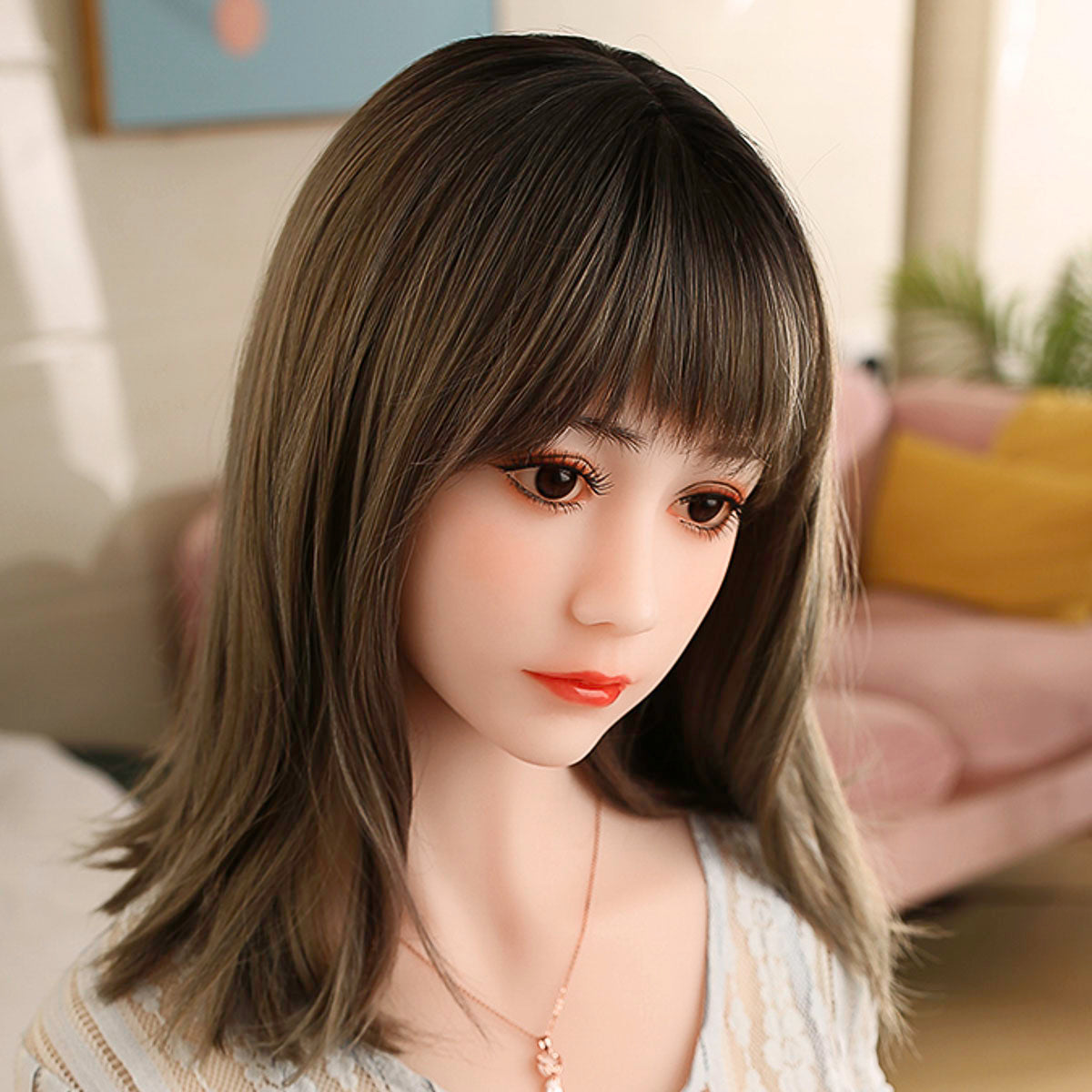 Firedoll - Ayumi - Sex Doll Head - M16 Compatible - Natural