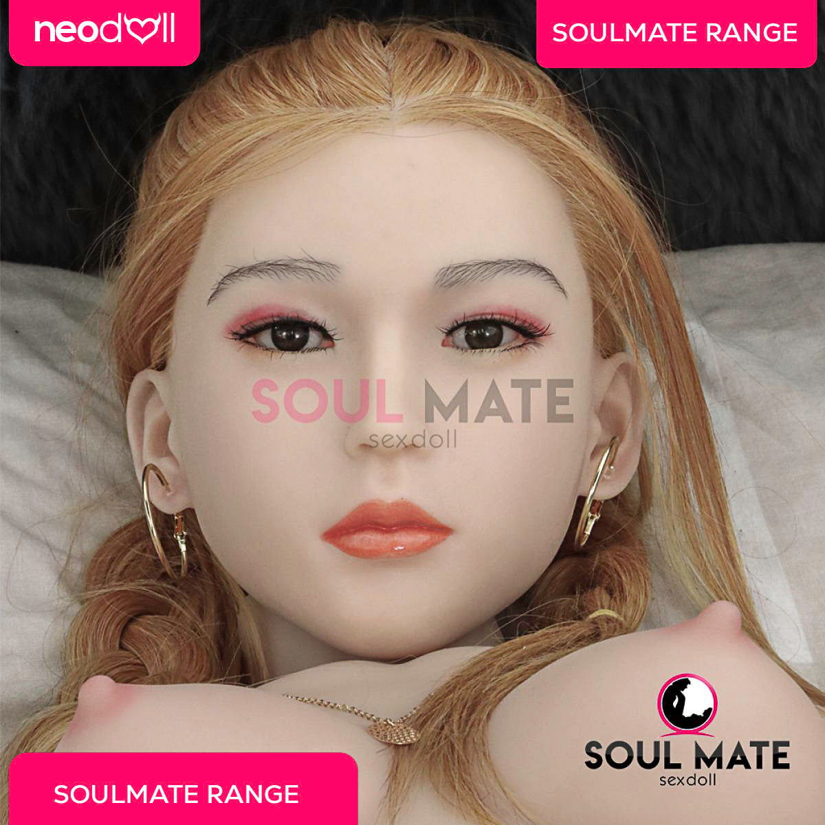 Soulmate Dolls - Silicone Daniela Head With Sex Doll Torso - White