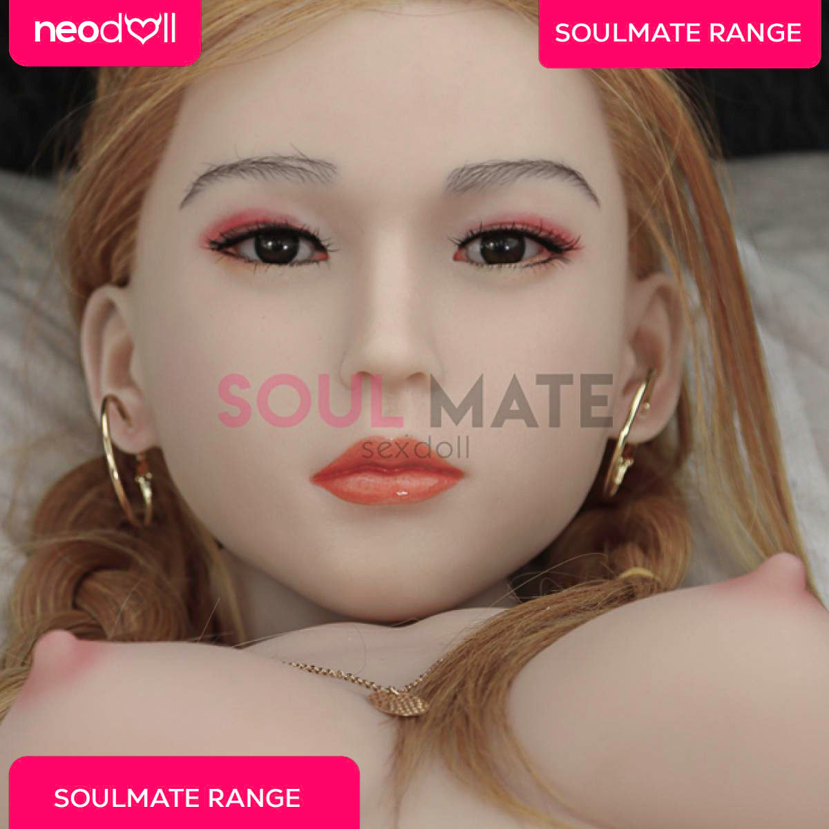 Soulmate Dolls - Silicone Daniela Head With Sex Doll Torso - White