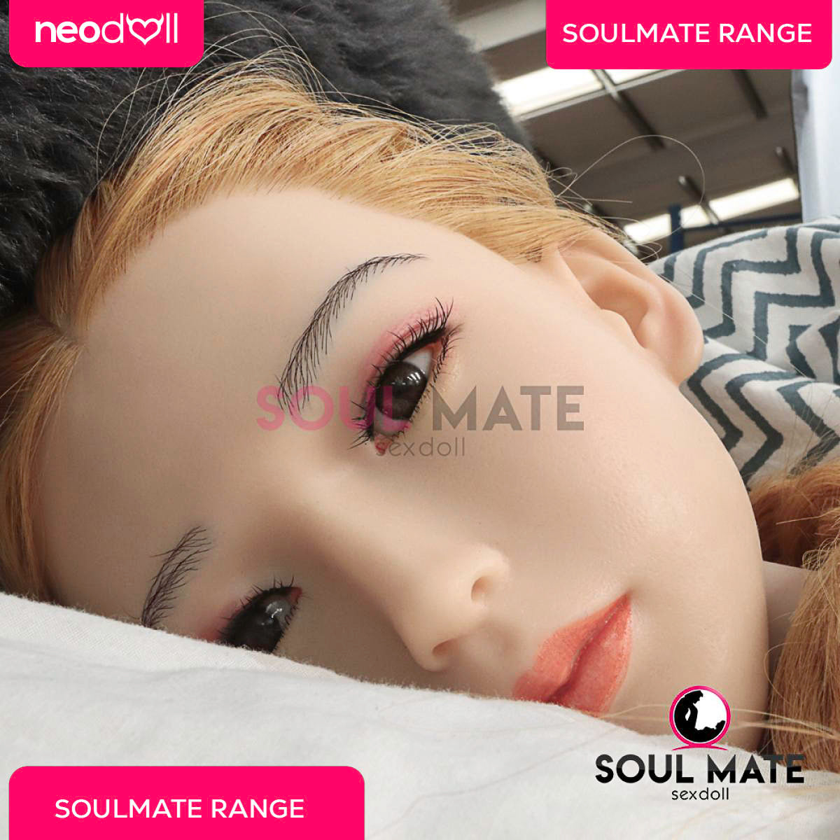 Soulmate Dolls - Silicone Daniela Head With Sex Doll Torso - White