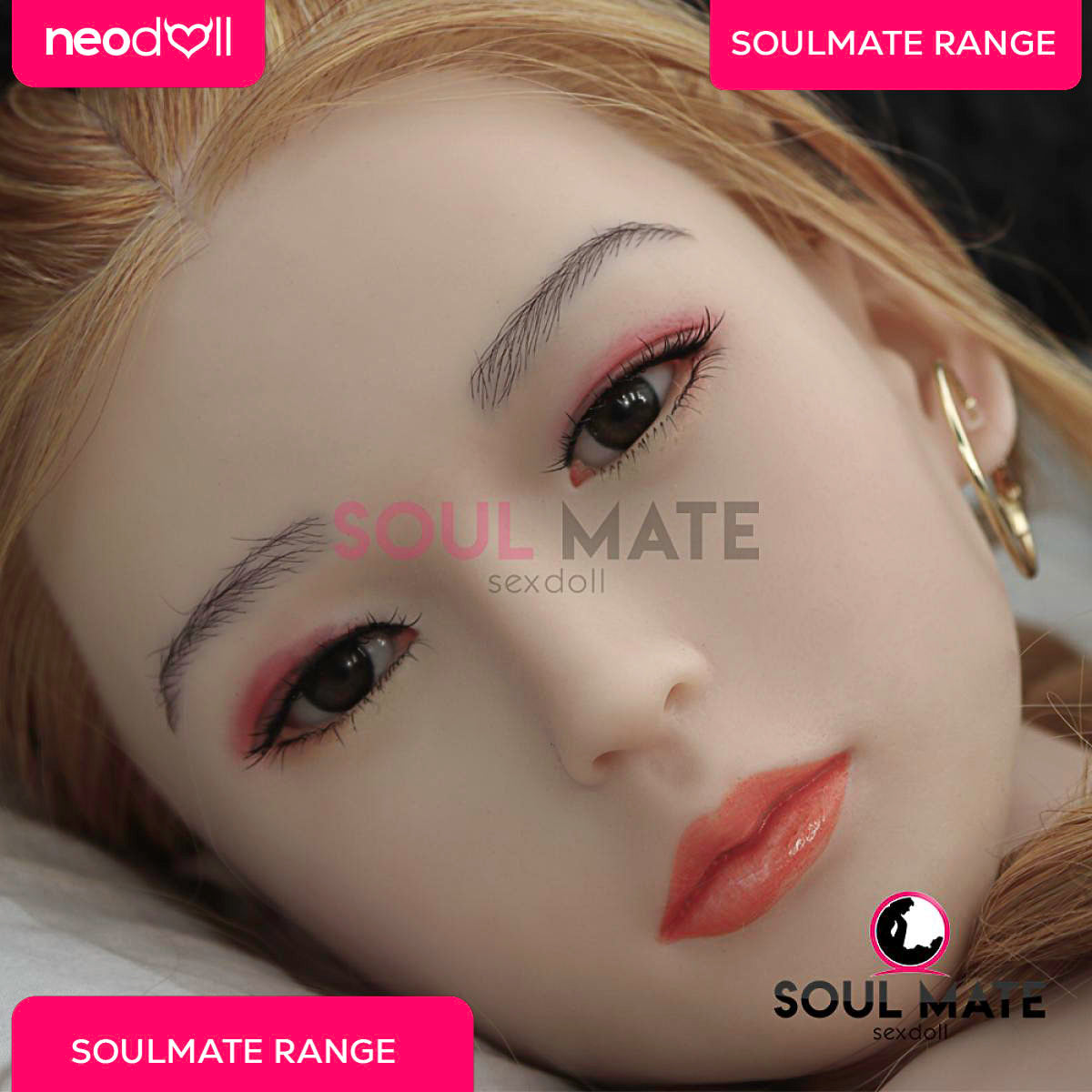 Soulmate Dolls - Silicone Daniela Head With Sex Doll Torso - White