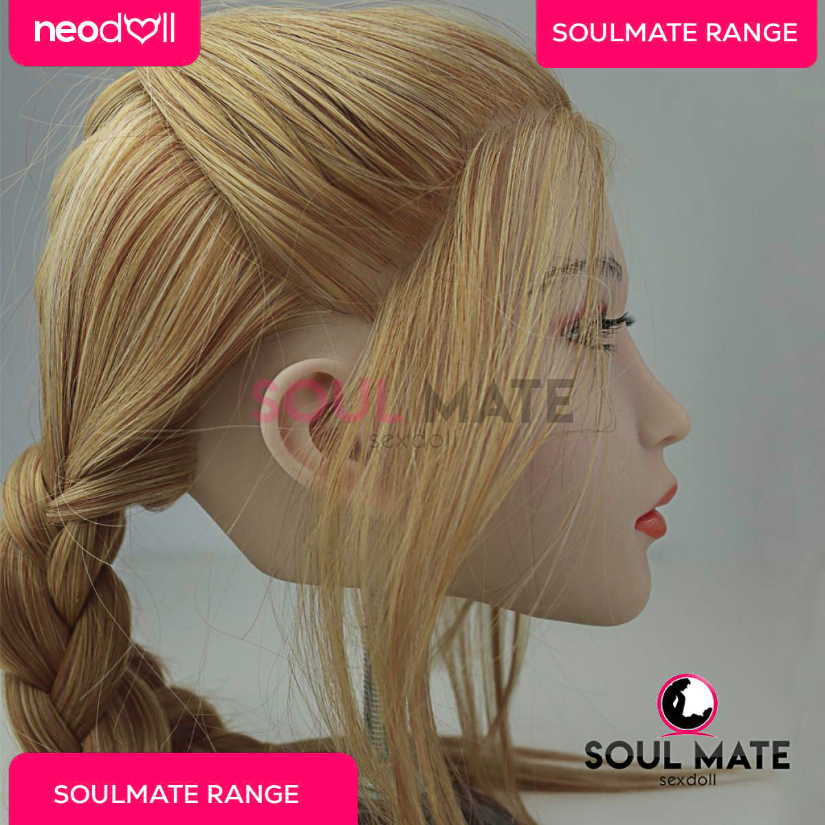 Soulmate Dolls - Silicone Daniela Head With Sex Doll Torso - White