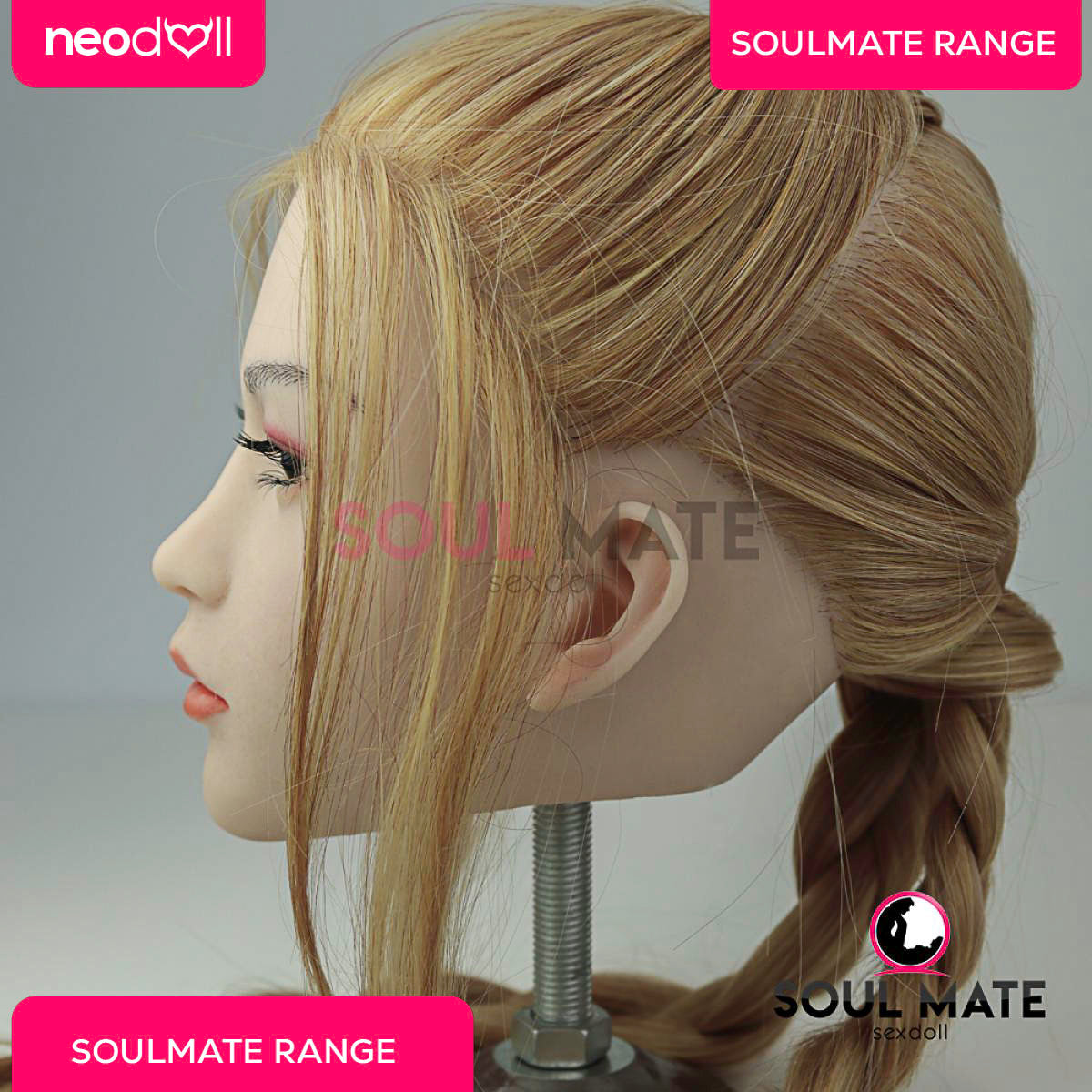 Soulmate Dolls - Silicone Daniela Head With Sex Doll Torso - White