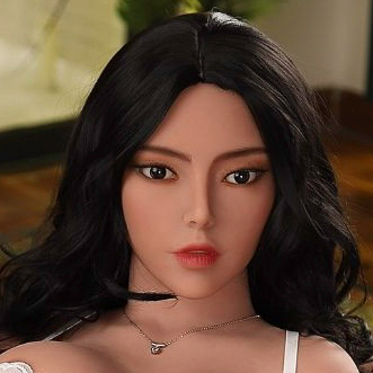 Fire Doll - Justine - Sex Doll Head - Light Tan