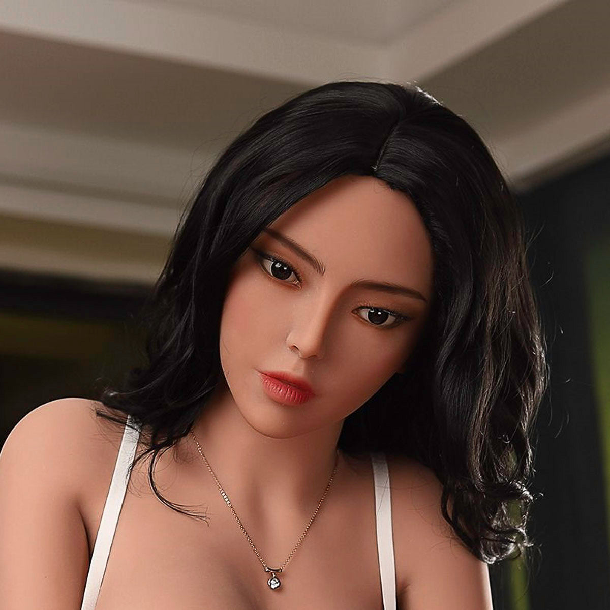 Fire Doll - Justine - Sex Doll Head - Light Tan