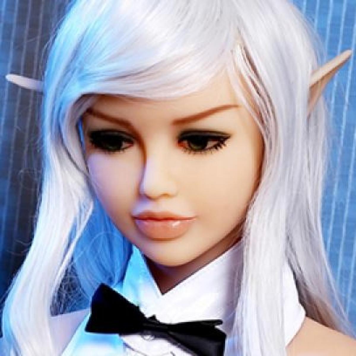 Neodoll Girlfriend Clare Elf - Sex Doll Head - M16 Compatible - Tan - Lucidtoys