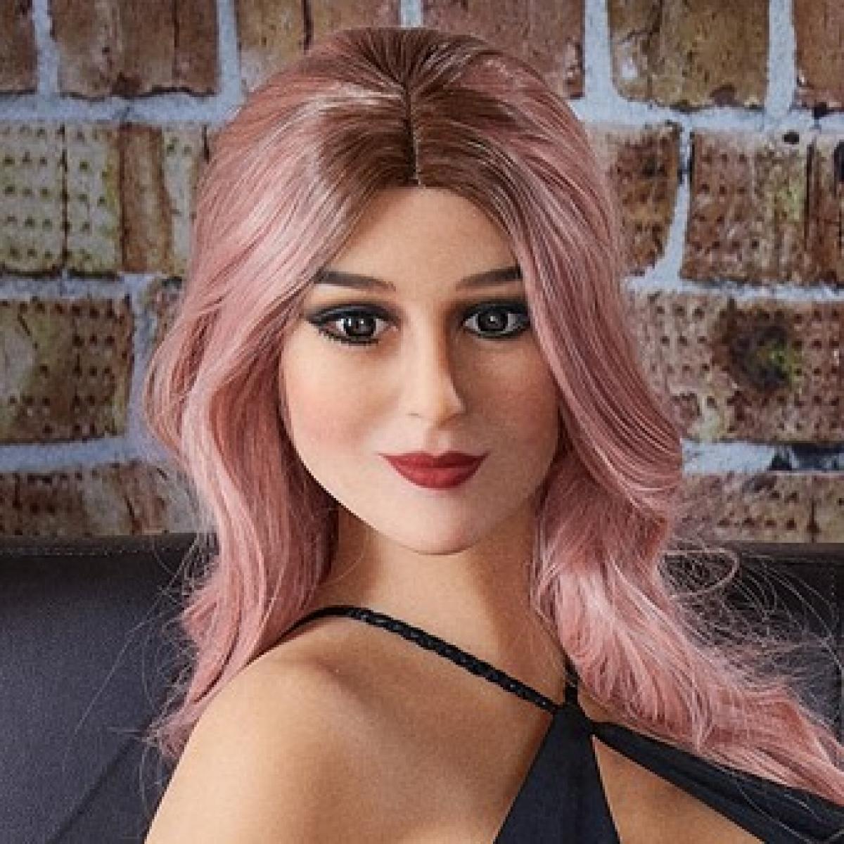 Neodoll Racy Lisa - Sex Doll Head - M16 Compatible - Tan - Lucidtoys