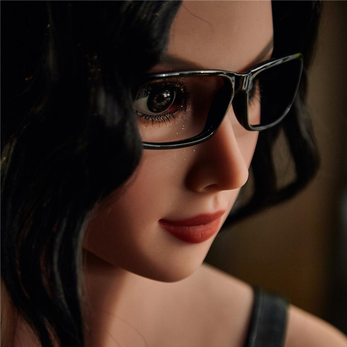 Neodoll Racy Hellen - Sex Doll Head - M16 Compatible - Brown - Lucidtoys
