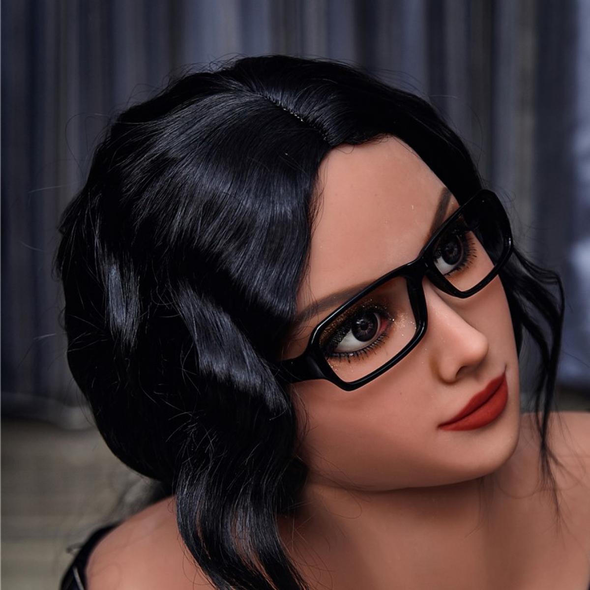 Neodoll Racy Hellen - Sex Doll Head - M16 Compatible - Brown - Lucidtoys