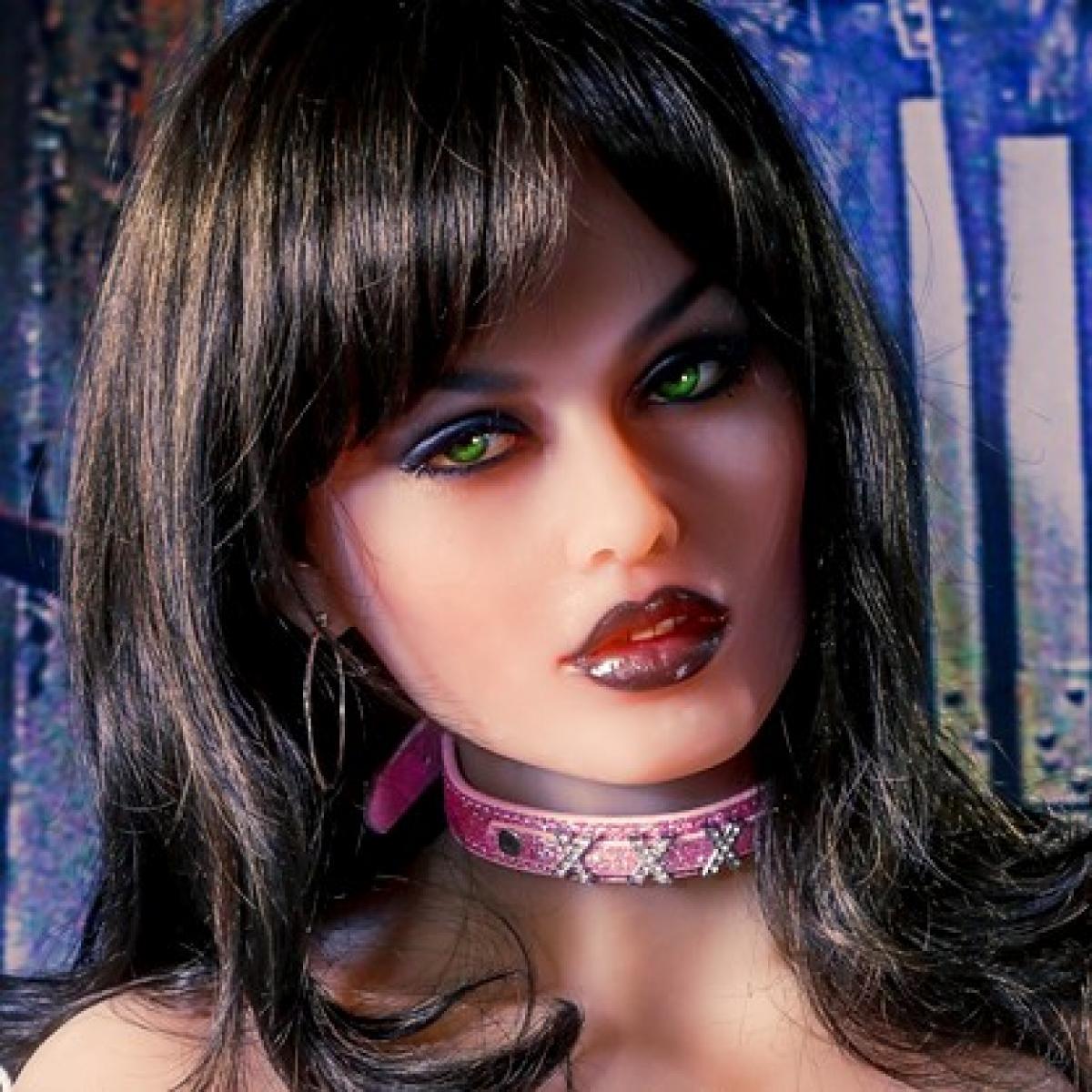 Neodoll Racy Yael Head - Sex Doll Head - M16 Compatible - Light Brown - Lucidtoys