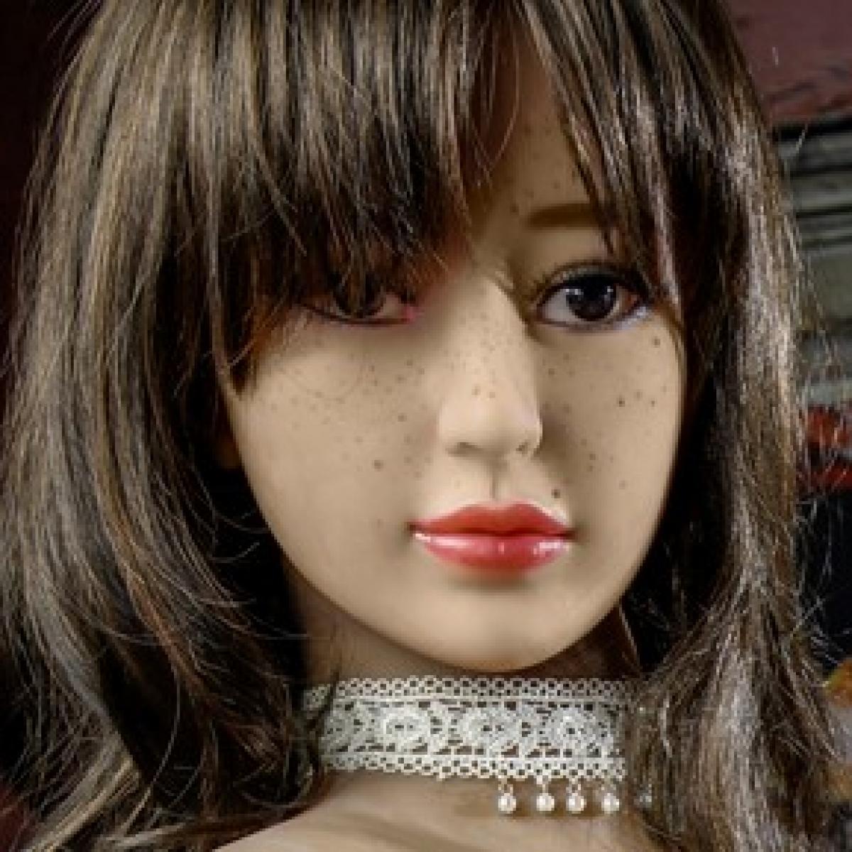 Neodoll Sweet Heart Janice - Sex Doll Head - M16 Compatible - Tan - Lucidtoys