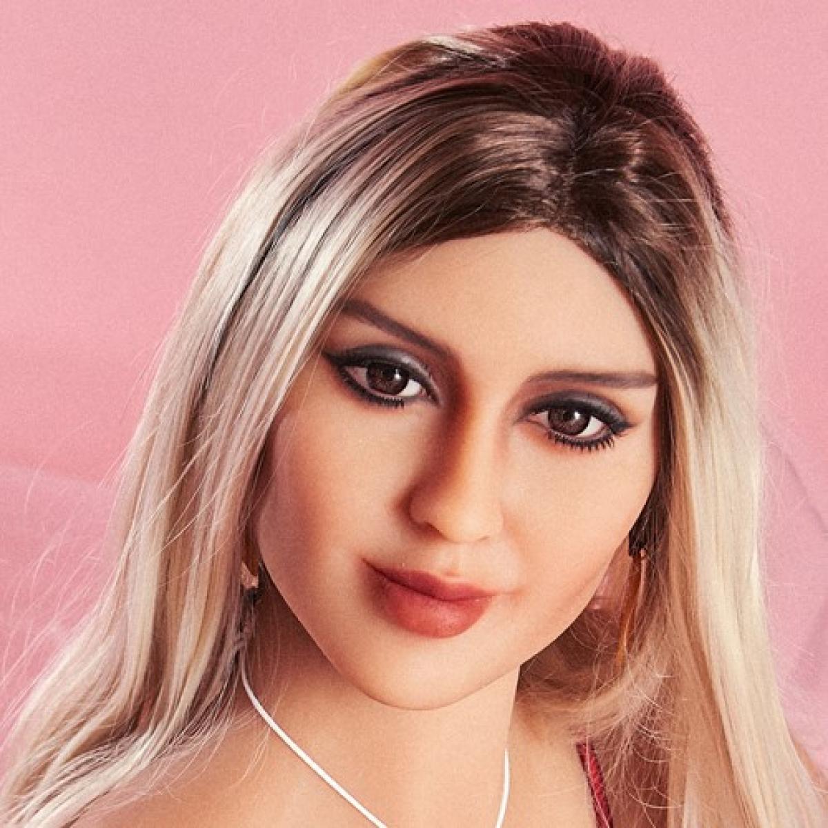 Neodoll Racy Jessica - Sex Doll Head - M16 Compatible - Tan - Lucidtoys