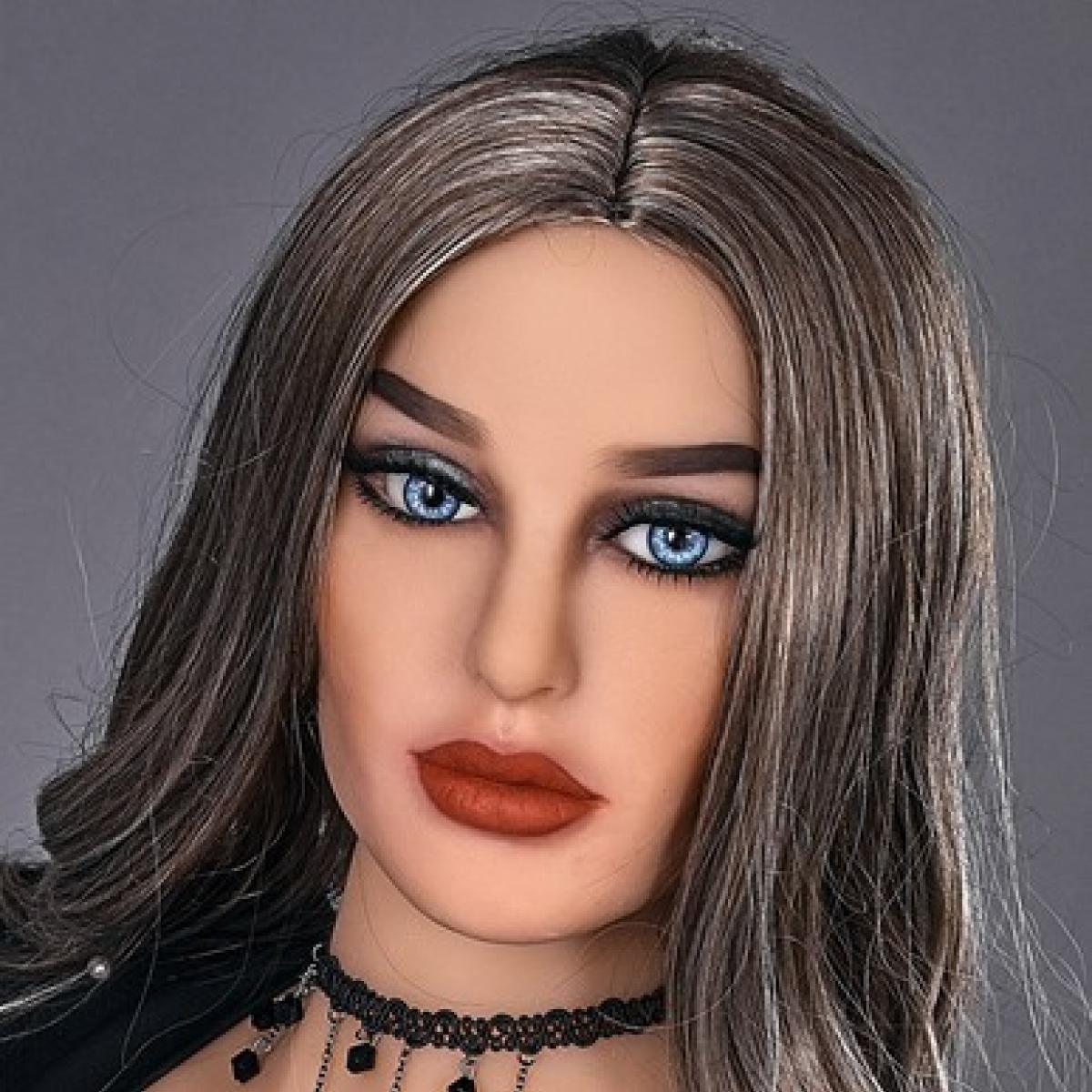 Neodoll Racy Mia - Sex Doll Head - M16 Compatible - Tan - Lucidtoys