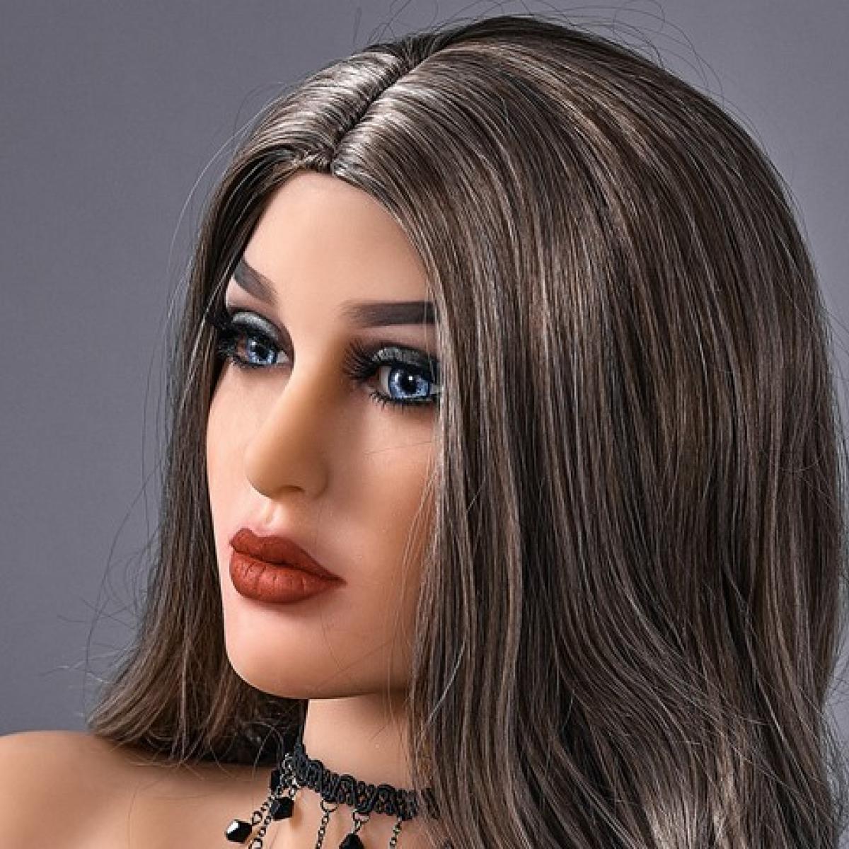 Neodoll Racy Mia - Sex Doll Head - M16 Compatible - Tan - Lucidtoys