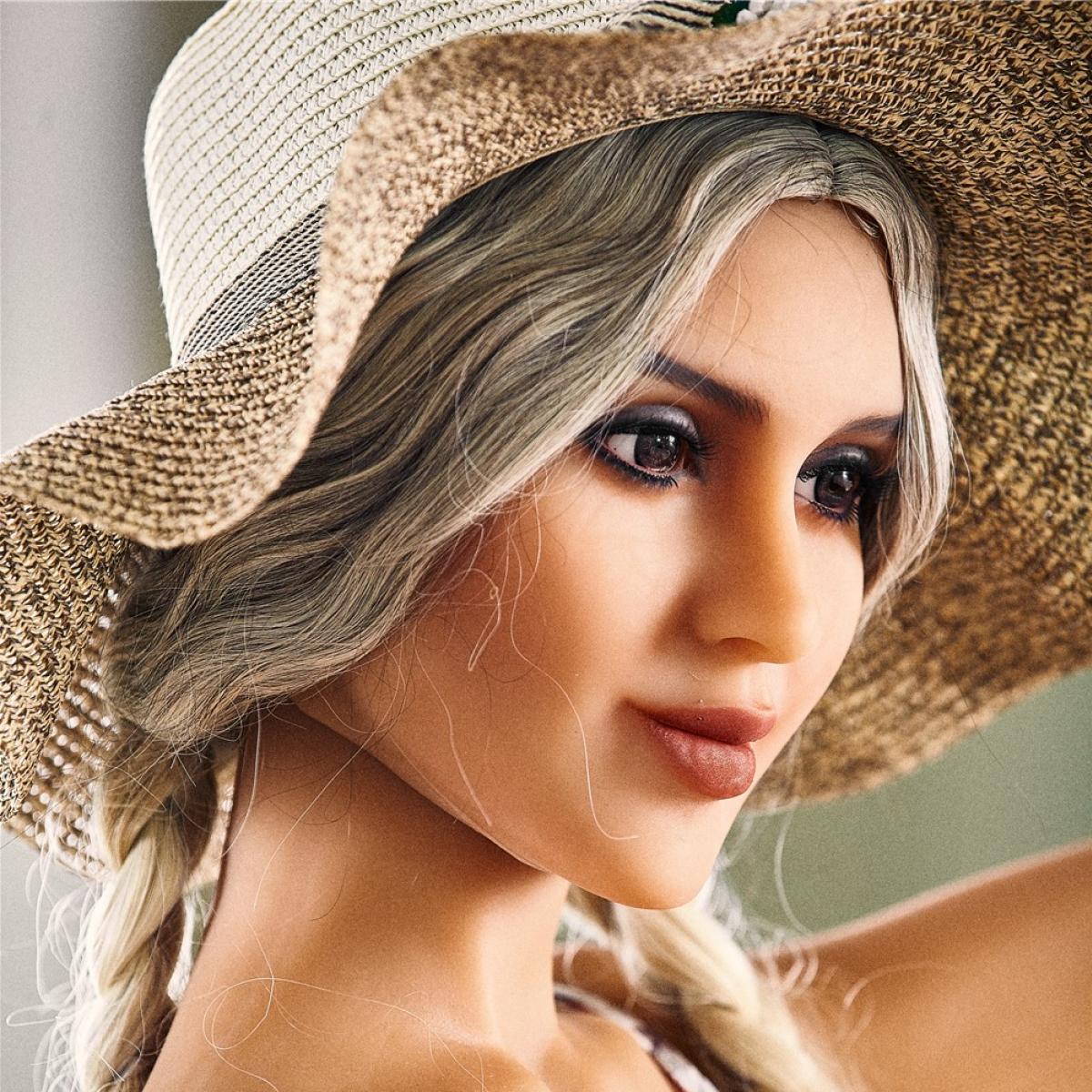 Neodoll Racy Jessica - Sex Doll Head - M16 Compatible - Tan - Lucidtoys