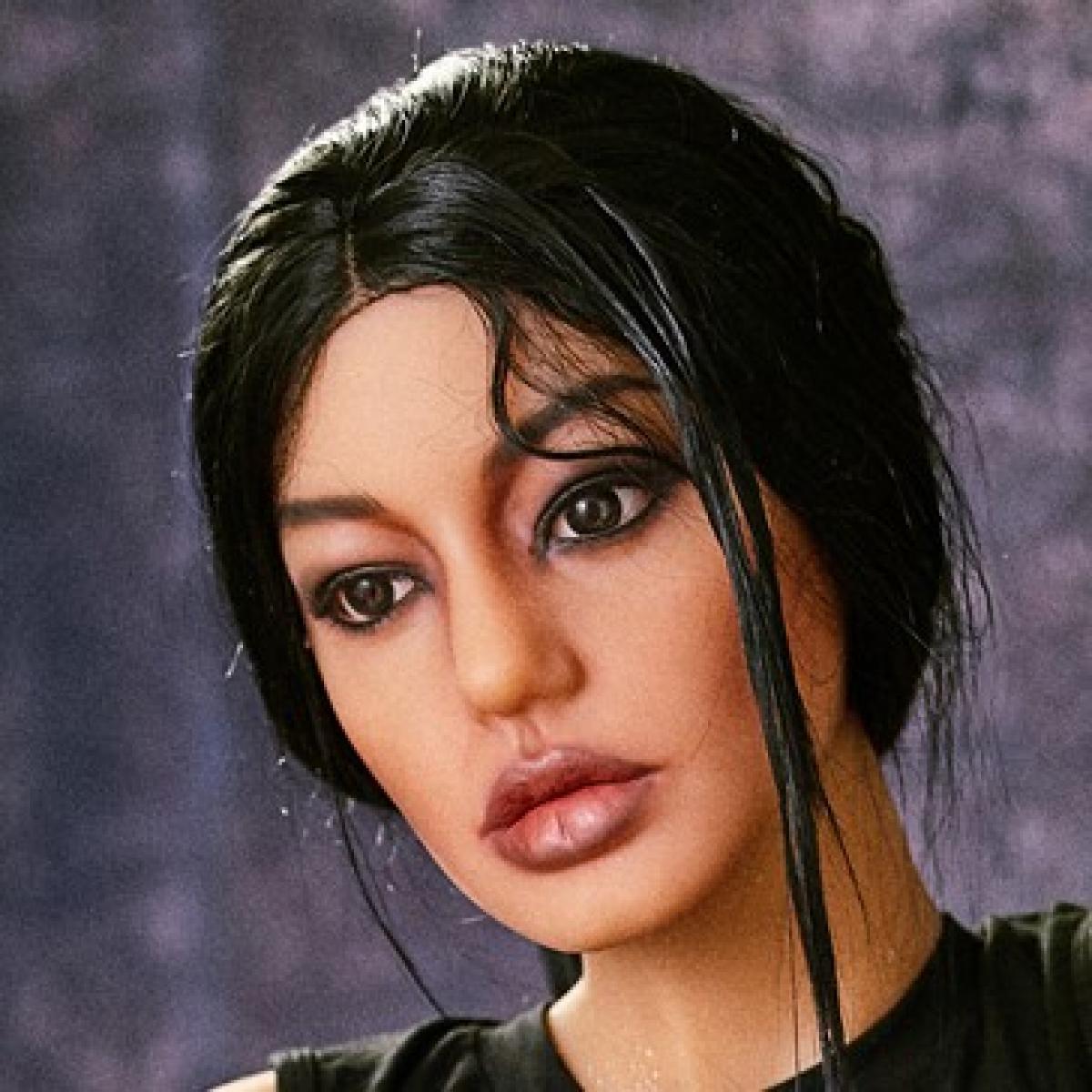 Neodoll Racy Tracy - Sex Doll Head - M16 Compatible - Tan - Lucidtoys