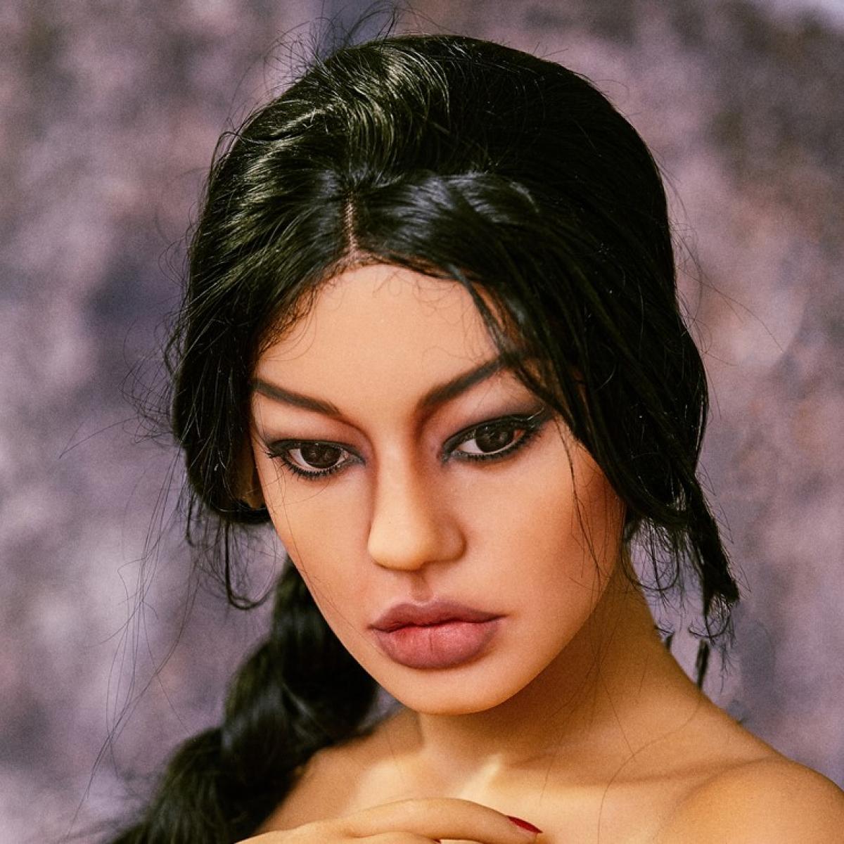 Neodoll Racy Tracy - Sex Doll Head - M16 Compatible - Tan - Lucidtoys