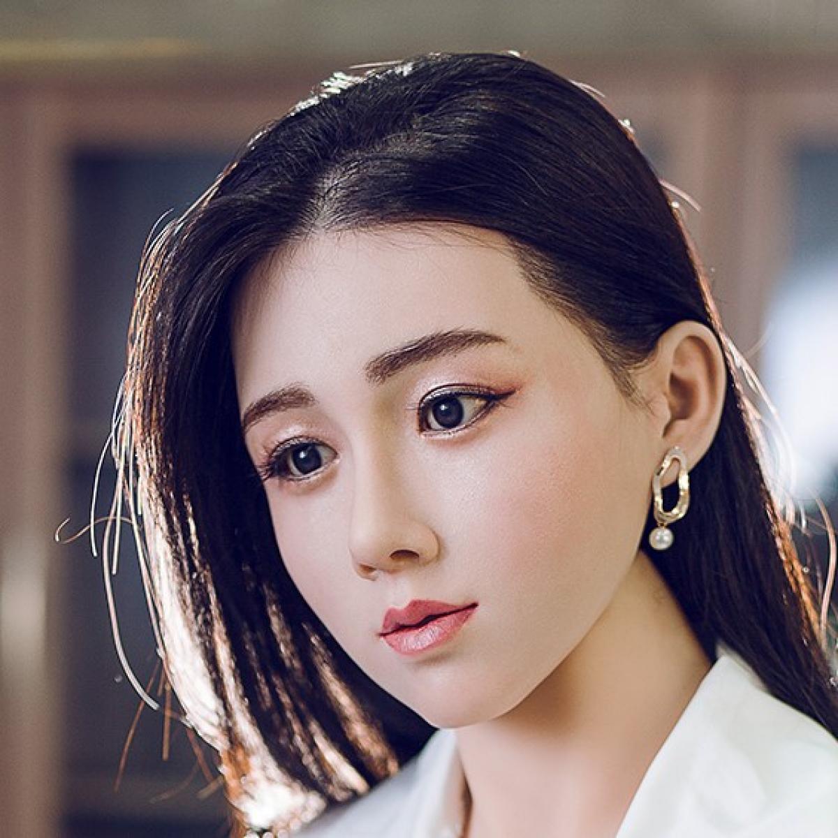 XYDoll - Leila - Sex Doll Head - M16 Compatible - Tan - Lucidtoys