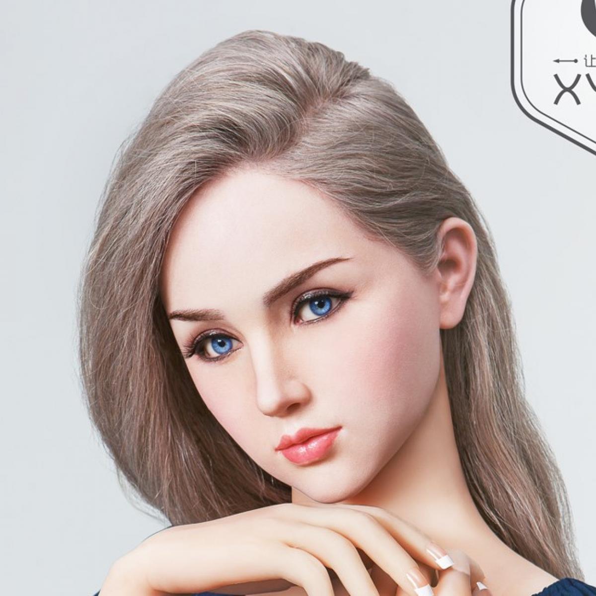 XYDoll - Misa - Sex Doll Head - M16 Compatible - Natural - Lucidtoys